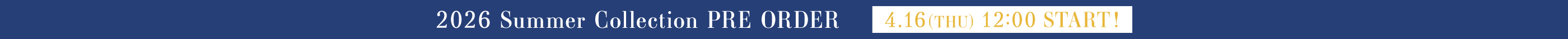 PRE ORDER 2026 Summer Collection カミスン