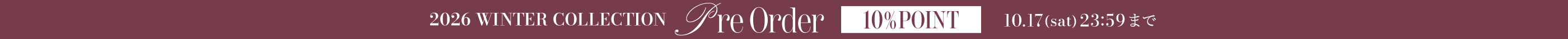 AW2nd　PRE-ORDER