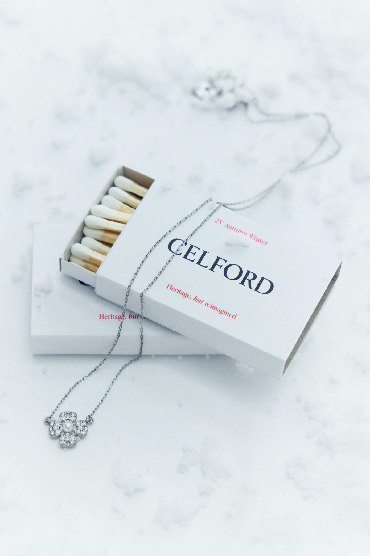 フラワービジューPetitネックレスの商品画像