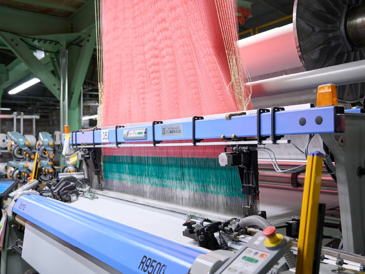 ジャガードの製造過程　画像