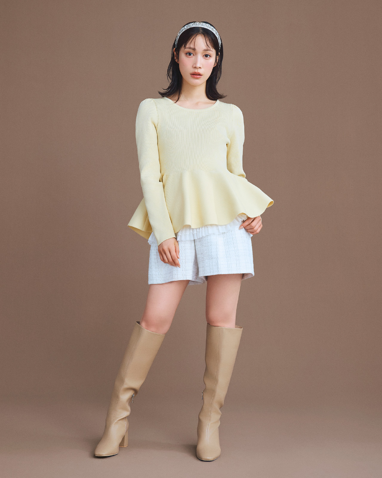 Knit などのスタイリングカット