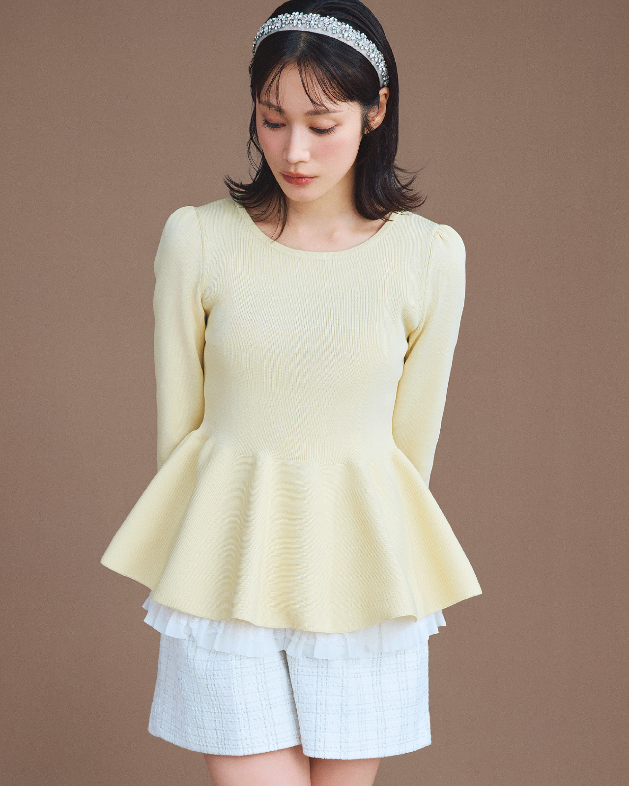 Knit などのスタイリングカット（別カット）