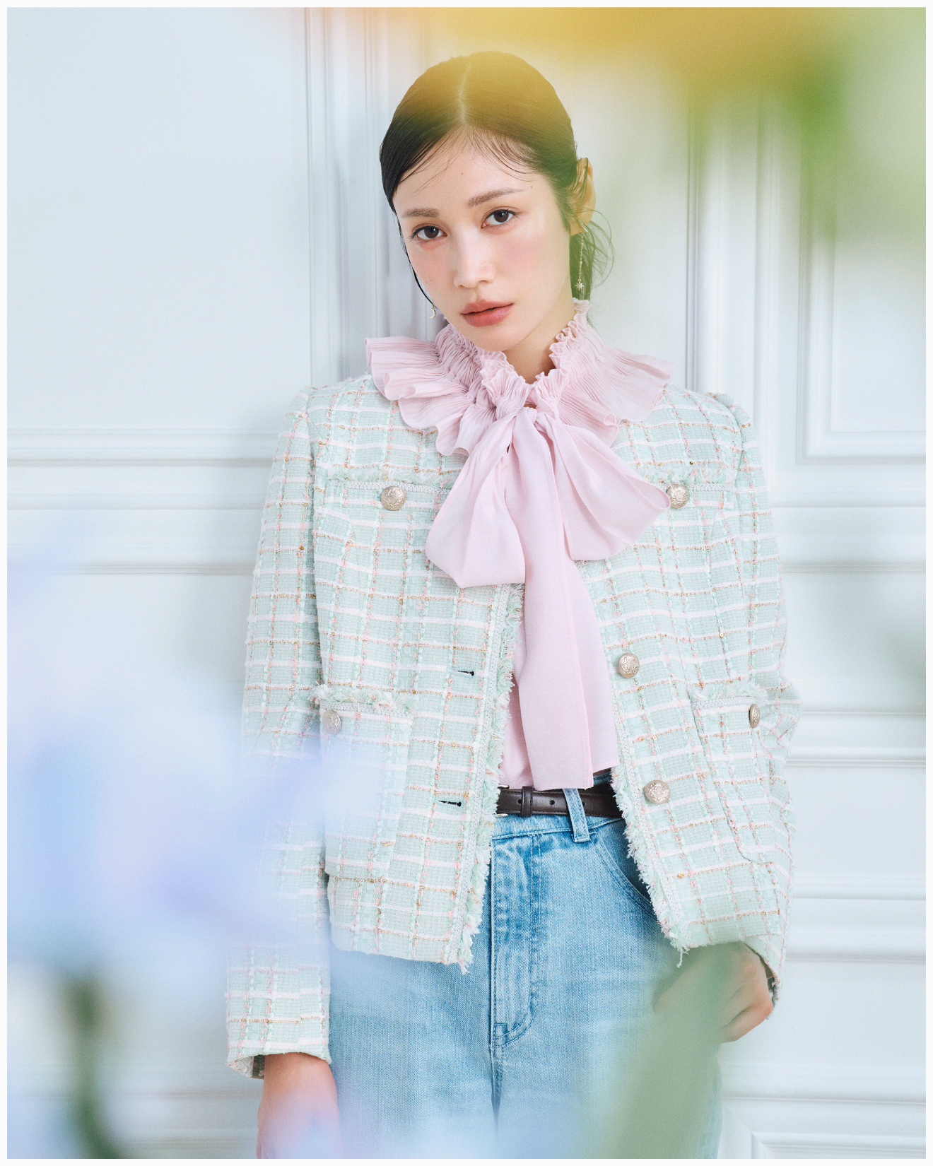Jacket などのスタイリングカット（重なるカット）