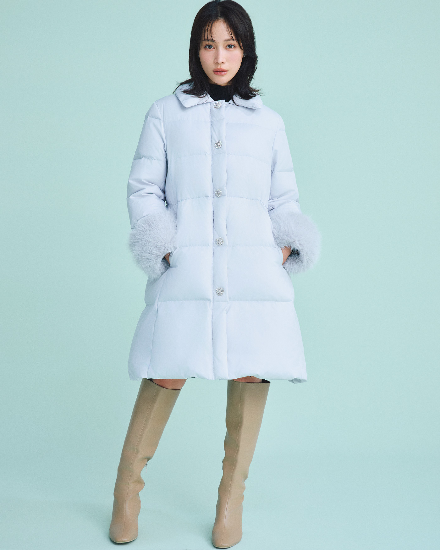 Coat などのスタイリングカット