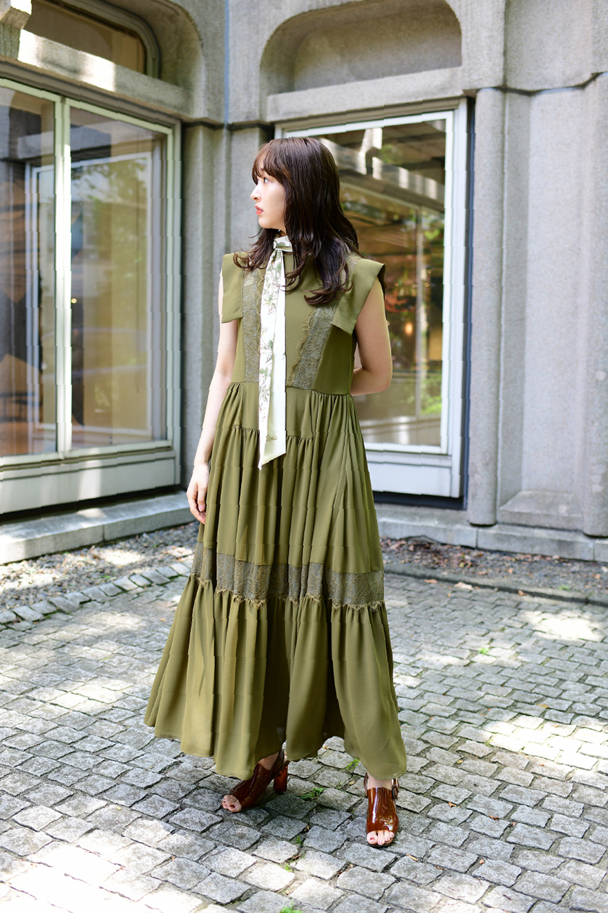 【rii】セルフォード　ドレス　Mサイズ style CELFORDショップスタッフのMy Coordination | セル
