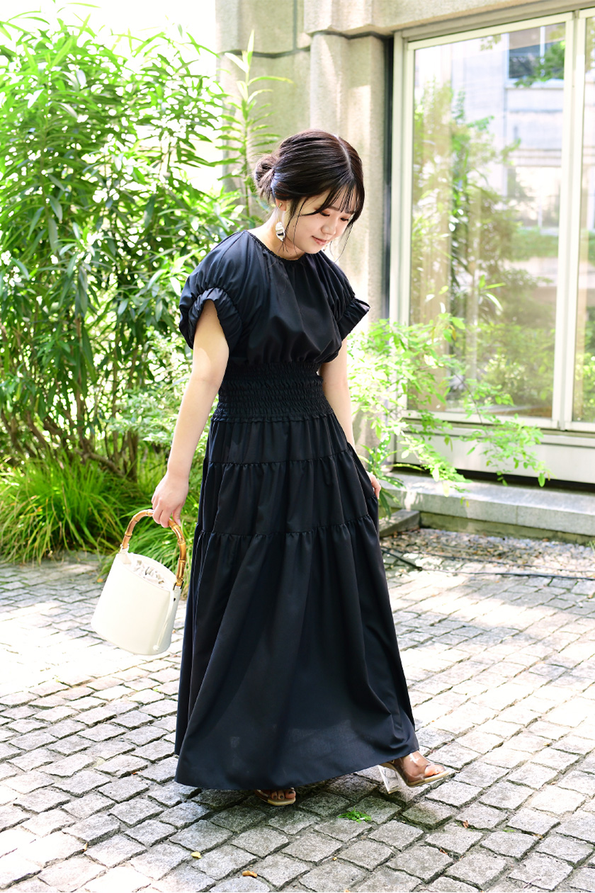 【rii】セルフォード　ドレス　Mサイズ style CELFORDショップスタッフのMy Coordination | セル