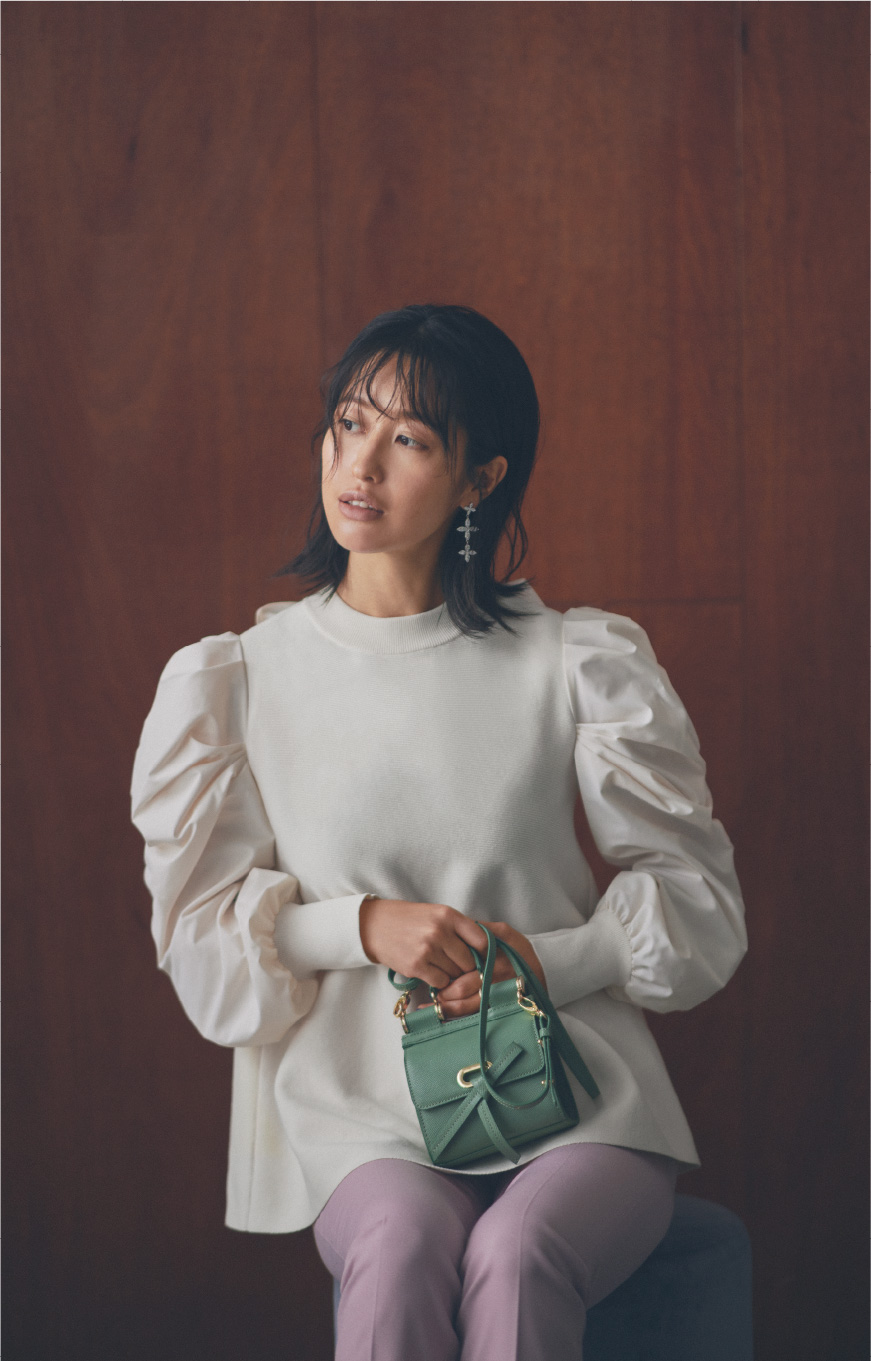 ローヘン パワーショルダーニット - freshslice.com