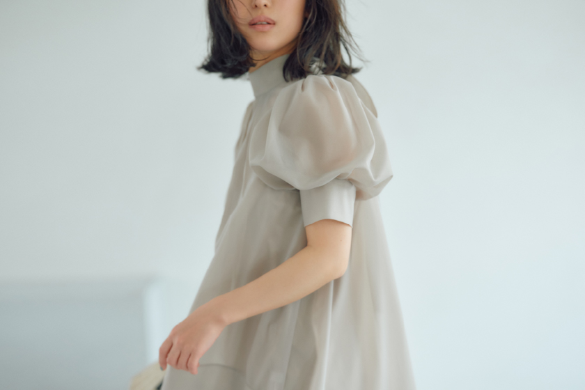 Khaki Ribbon Blouse