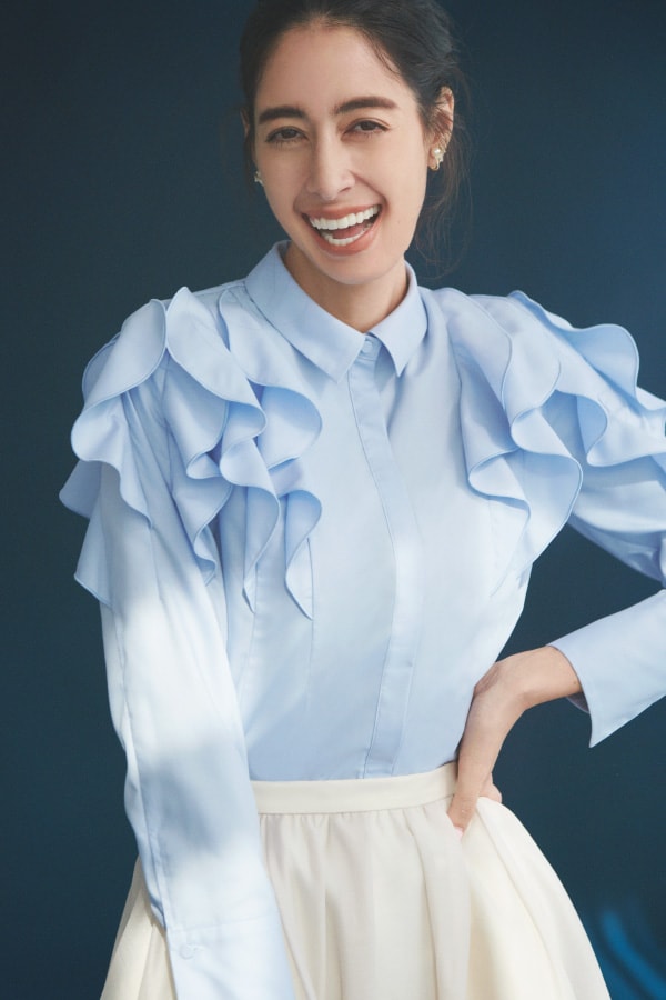 早い者勝ち】HANAE MORI×CELFORDラッフルフリルドレス - ロング