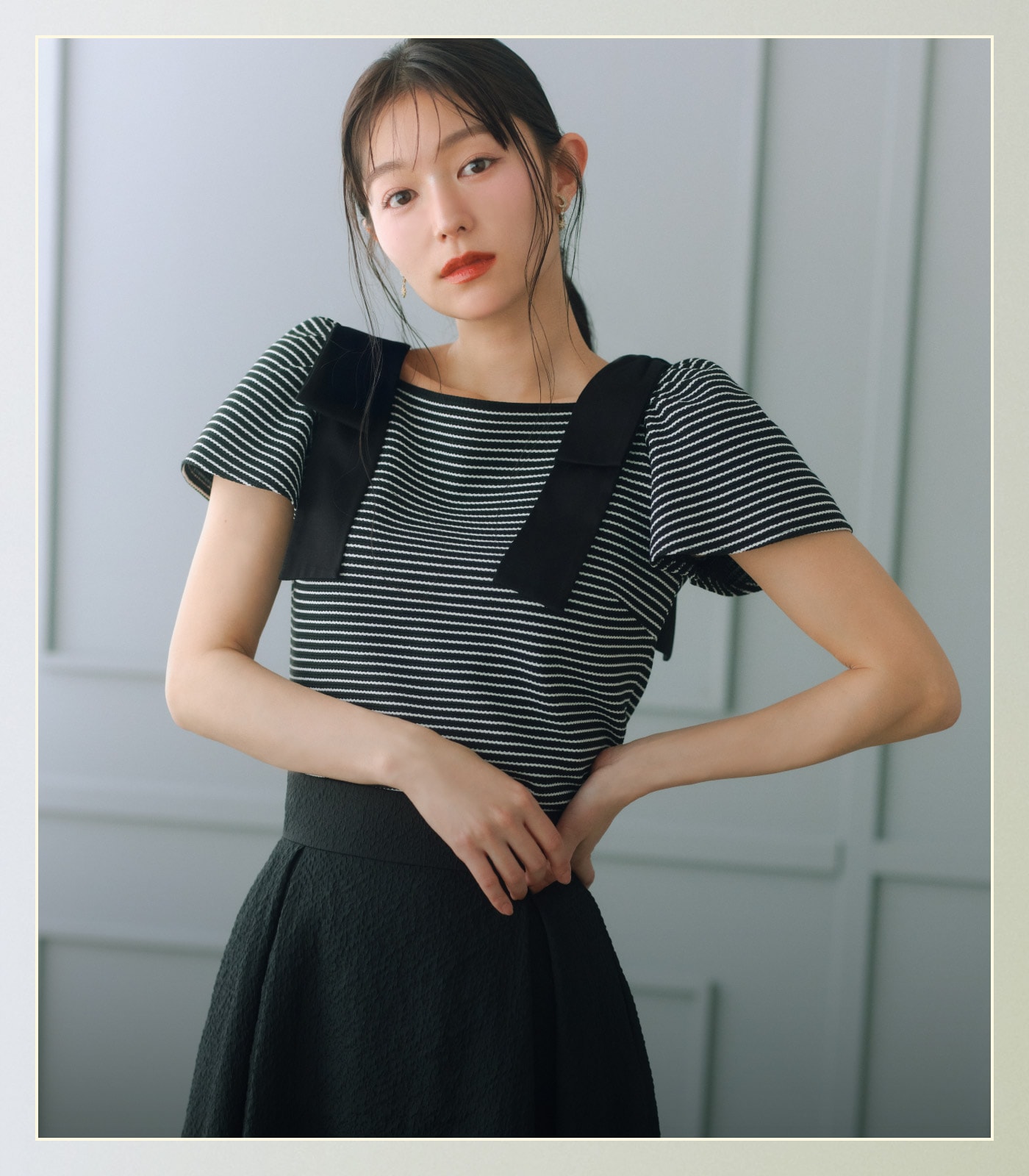 Elegant Looks in Summer 品よく華やかに。新しいサマースタイル