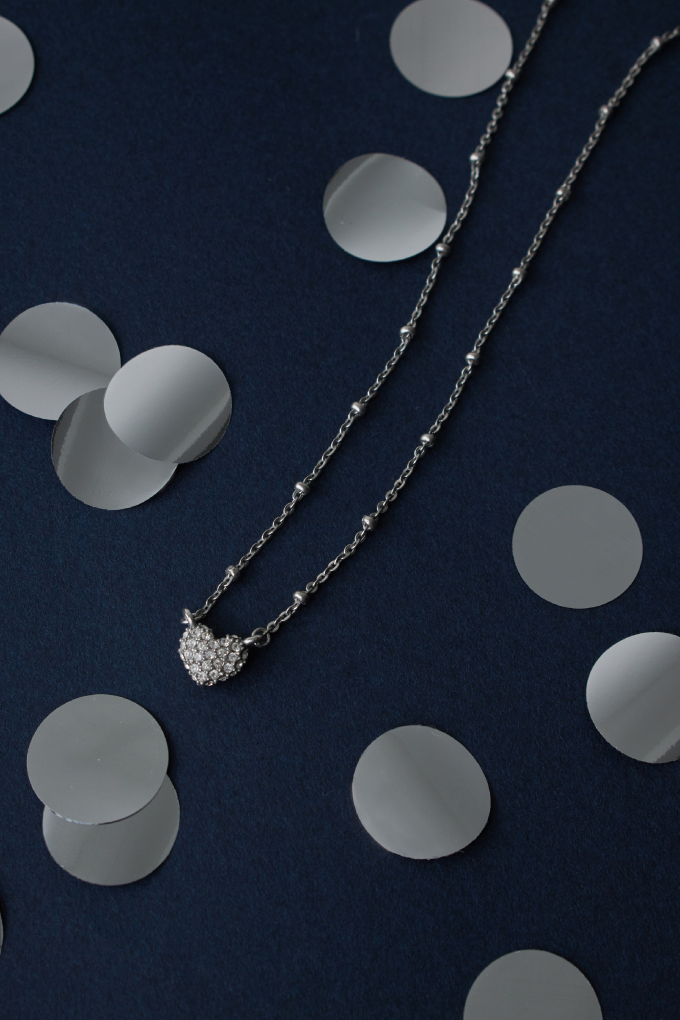 パヴェビジューハートネックレスの商品画像