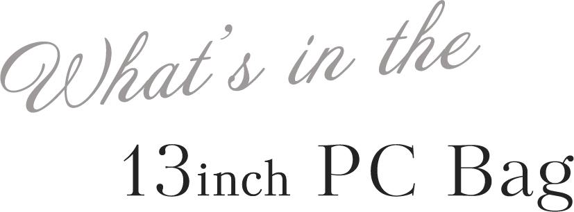 What's in the 13inch PC Bag