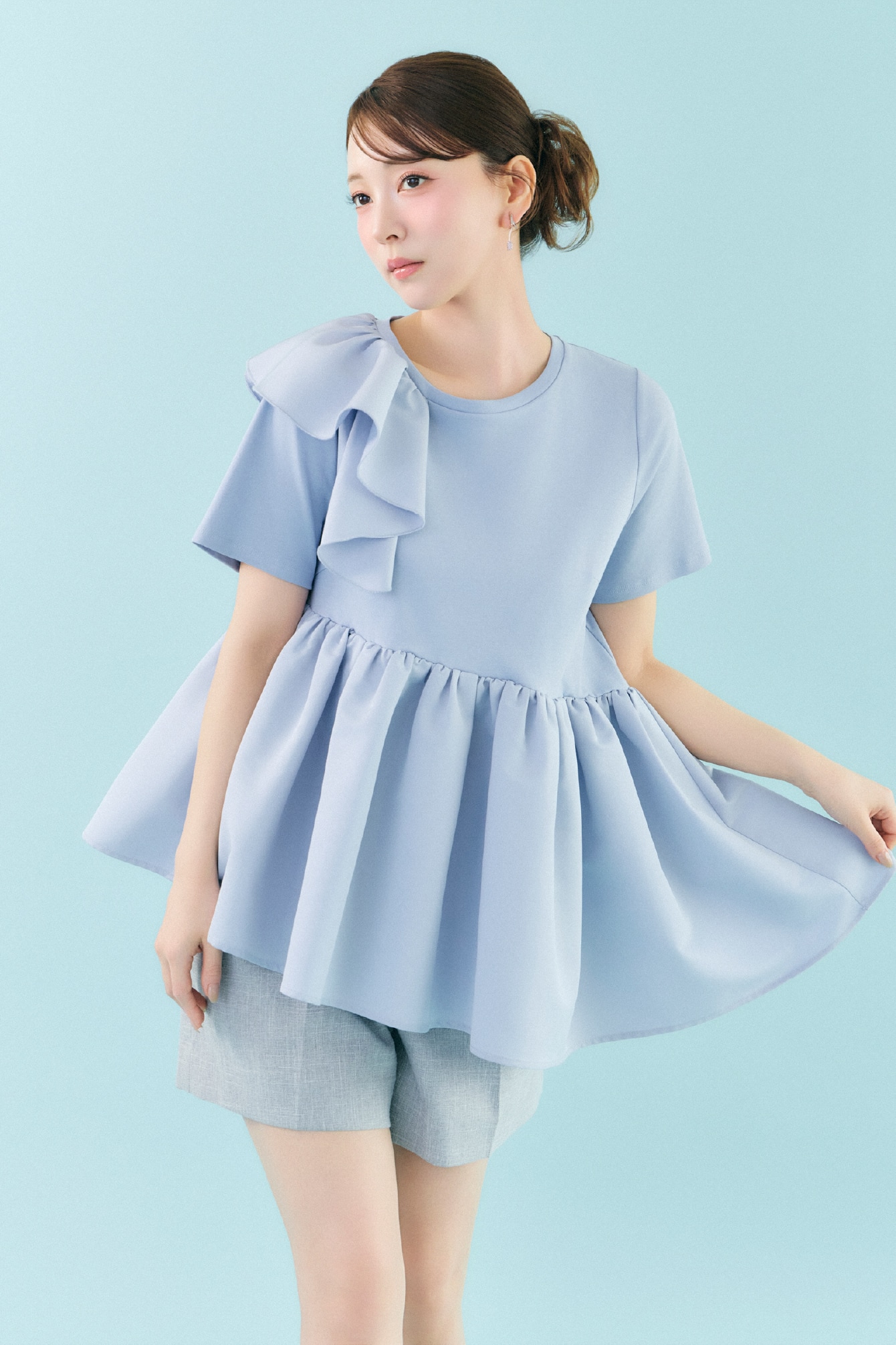 Comfortable Summer Tops 着用イメージ