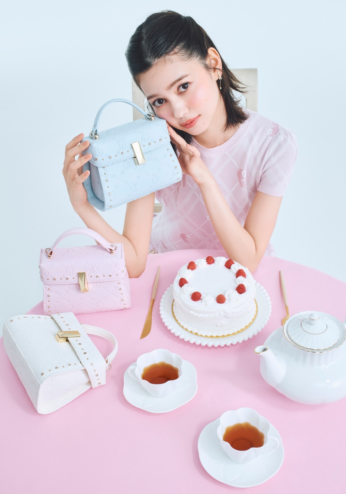 My Melody × CELFORD 着用イメージ