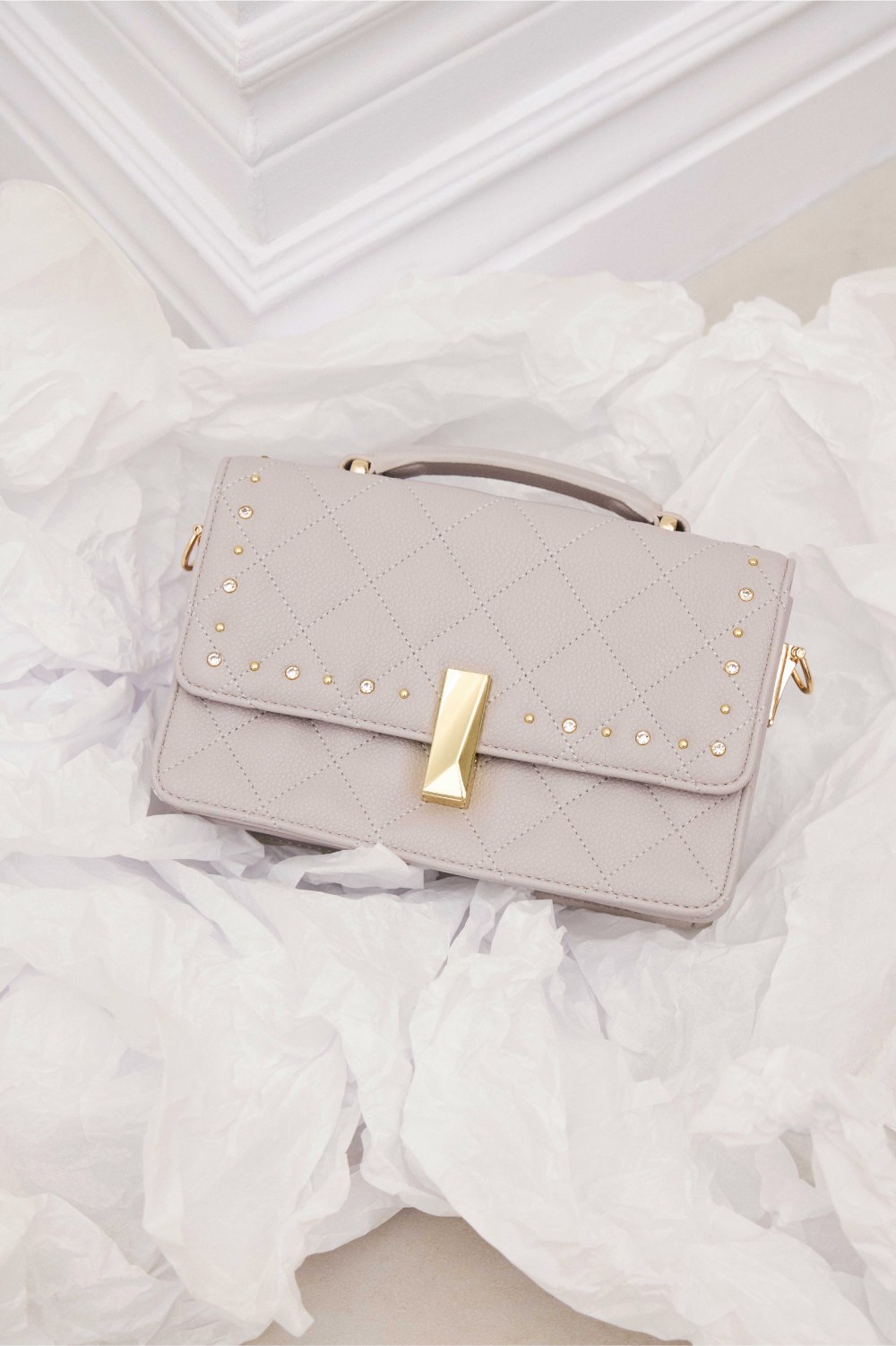 OCCASION COLLECTION のキルティングハンドバッグ