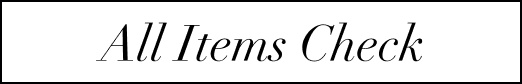 All Items Check