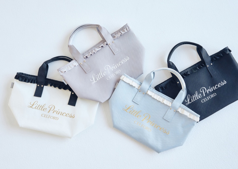 Frill Tote Bag を使った DOG & CAT の着用イメージ