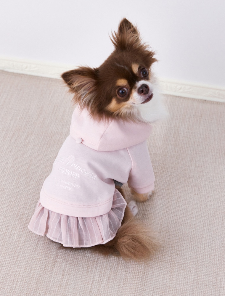 Detachable Collar Dress を使った DOG & CAT の着用イメージ
